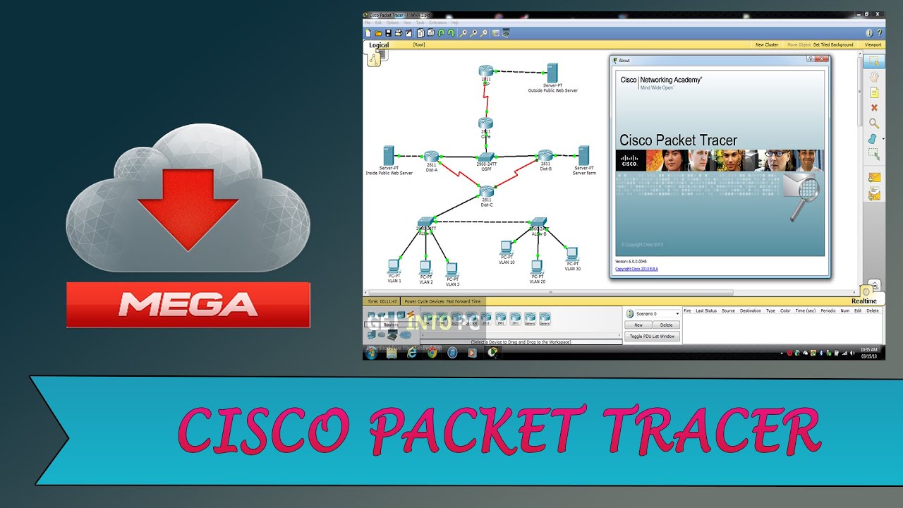 cisco packet tracer download 6.1